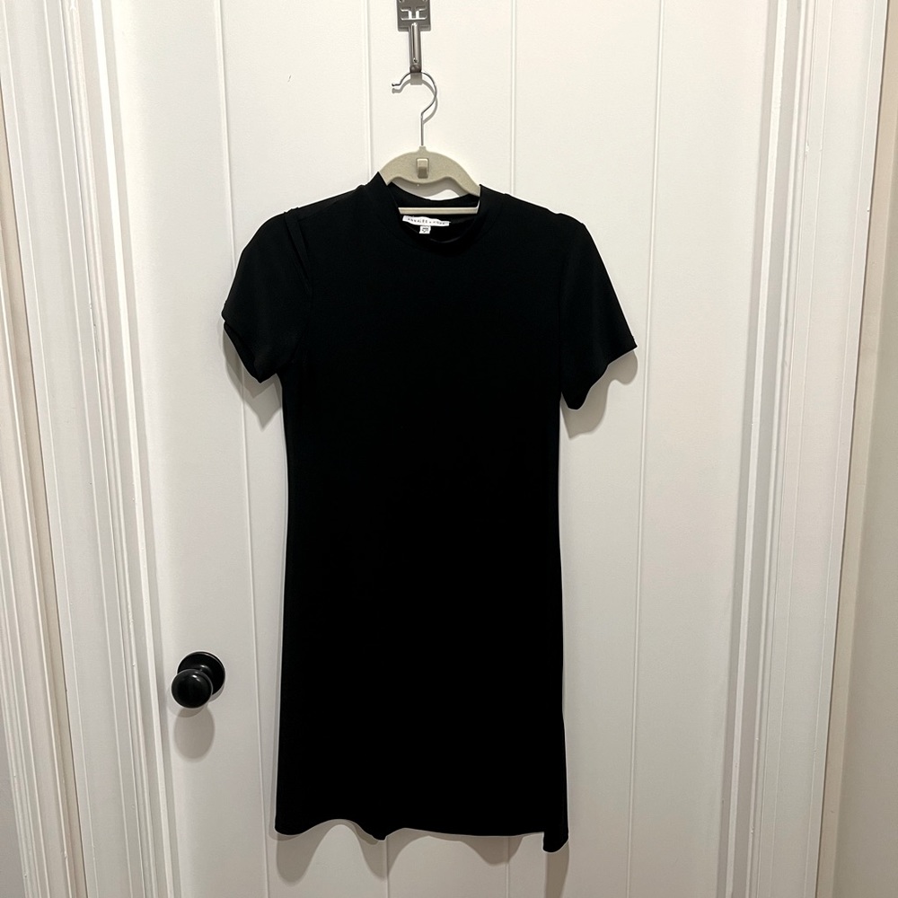Annalee + Hope black mockneck dress